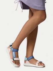 Columbia Sandały Konos Globetrot 2126911 Granatowy. Niebieskie sandały damskie Columbia, bez wzorów, z materiału, bez obcasa, na płaskiej podeszwie, bez zapięcia. Za 259.99 zł.