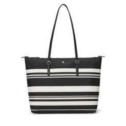Torebka LAUREN RALPH LAUREN. Czarne torebki do ręki damskie Lauren Ralph Lauren, bez wzorów, bez dodatków. Za 379.99 zł.