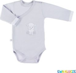 Ewa Klucze BODY niemowlęce wyprawka NEWBORN REGL DŁ SZARY Ewa Klucze 46. Szare body niemowlęce Ewa Klucze, bez wzorów, bez ramiączek. Za 33.99 zł.