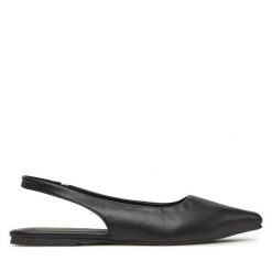 Sandały ONLY Shoes. Czarne sandały damskie ONLY Shoes, bez wzorów, bez obcasa, na płaskiej podeszwie, bez zapięcia. Za 99.99 zł.
