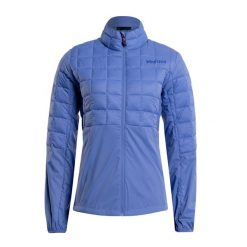 Kurtka hybrydowa damska Marmot Echo Featherless Hybrid. Niebieskie kurtki damskie Marmot, m, bez wzorów, bez kaptura. Za 379.99 zł.