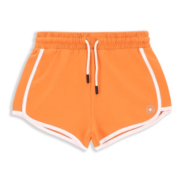 Spodenki sportowe dla dzieci Lemon Explore WL4. Brązowe spodenki dla dziewczynek LEMON explore, bez wzorów, z bawełny, sportowe. Za 29.90 zł.