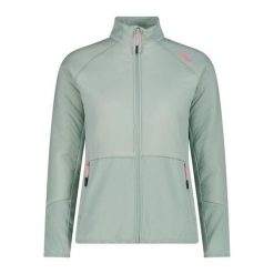 Kurtka hybrydowa damska CMP Fyntra. Czerwone kurtki damskie CMP, bez wzorów, bez kaptura. Za 467.19 zł.