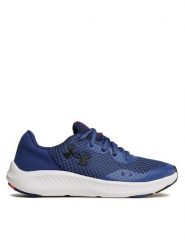 Under Armour Buty do biegania UA BGS Charged Pursuit 3 3024987-403 Granatowy. Niebieskie buty sportowe chłopięce Under Armour, bez wzorów, z materiału, bez zapięcia, do biegania. Za 209.99 zł.