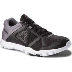 Buty Reebok - Yourflex Train 10 Mt CN4727 Black/Shark/White. Czarne buty sportowe męskie Reebok, z materiału. W wyprzedaży za 159.00 zł.