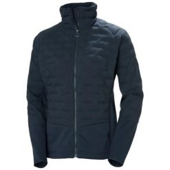 Damska kurtka puchowa Helly Hansen Hybrid Stretch Insulator. Niebieskie kurtki damskie Helly Hansen, s, bez wzorów, z elastanu, bez kaptura. Za 779.00 zł.