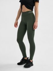 Damskie legginsy Hummel. Zielone legginsy damskie Hummel, l, bez wzorów, z dżerseju. Za 224.00 zł.
