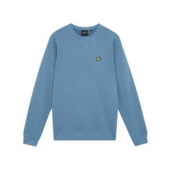 Bluza z okrągłym dekoltem Lyle & Scott. Niebieskie bluzy męskie LYLE AND SCOTT, l, bez wzorów, bez kaptura. W wyprzedaży za 278.55 zł.
