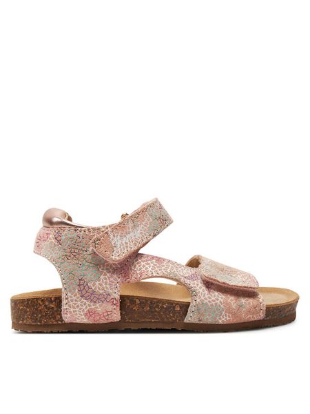 Primigi Sandały 5939655 S Różowy. Czerwone sandały dziewczęce Primigi, ze skóry, bez zapięcia. Za 189.99 zł.