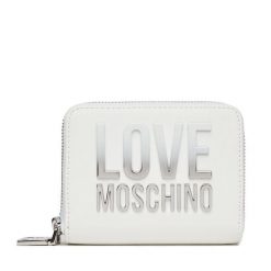 Portfel LOVE MOSCHINO. Białe portfele damskie Love Moschino, bez wzorów. Za 469.99 zł.