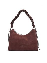 Coccinelle Torebka P6P Boheme Suede Bimaterial E1 P6P 13 03 01 Bordowy. Czerwone torebki do ręki damskie Coccinelle, bez wzorów, ze skóry, bez dodatków. Za 1,599.00 zł.