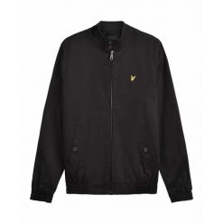 Kurtka Lyle & Scott. Czarne kurtki męskie LYLE AND SCOTT, xl, bez wzorów, z bawełny, klasyczne, bez kaptura. Za 463.10 zł.