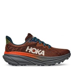 Buty do biegania Hoka. Brązowe buty sportowe męskie HOKA, bez zapięcia, do biegania. Za 499.99 zł.