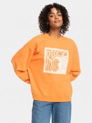 Roxy Bluza Take Yourplaceb Otlr ERJFT04745 Pomarańczowy Regular Fit. Brązowe bluzy damskie Roxy, l, bez wzorów, z bawełny, bez kaptura. Za 159.99 zł.