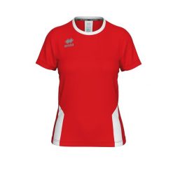 Damski jersey Errea Remy. Czerwone koszulki sportowe damskie ERREA, bez wzorów, z jersey, bez kołnierzyka, bez ramiączek, do biegania. Za 237.00 zł.
