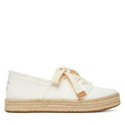 Espadryle Toms. Białe espadryle damskie Toms, bez wzorów, bez obcasa, bez zapięcia. Za 389.99 zł.