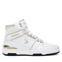 Buty do koszykówki SHAQ. Białe buty sportowe męskie Shaq, bez zapięcia, do koszykówki. Za 279.99 zł.