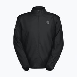 Kurtka do biegania męska SCOTT Endurance Tech Windbreaker. Czarne kurtki męskie Scott, m, bez wzorów, z materiału, do biegania. Za 249.99 zł.