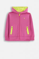Bluza sportowa dla dzieci Lemon Exlopre WL6 rozpinana różowa. Czerwone bluzy dla dziewczynek LEMON explore, na jesień, bez wzorów, z dresówki, bez ramiączek, z kapturem. Za 99.90 zł.