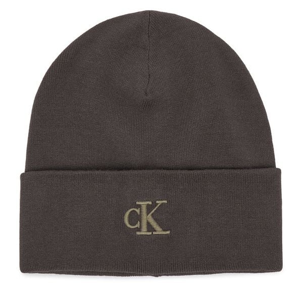 Czapka Calvin Klein. Szare czapki i kapelusze męskie Calvin Klein, na zimę, bez wzorów. Za 129.99 zł.