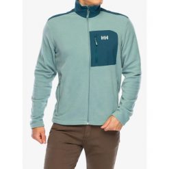 Bluza z zamkiem męska Helly Hansen Daybreaker Block Jacket. Zielone bluzy męskie Helly Hansen, m, bez wzorów, bez kaptura. Za 260.99 zł.