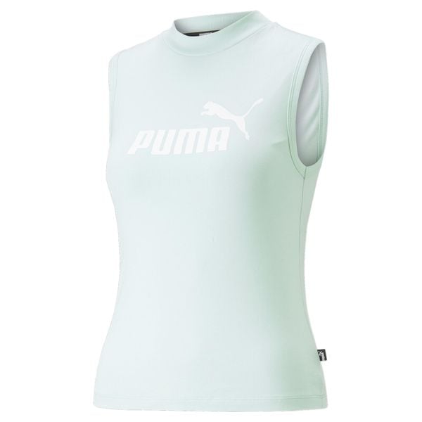 T-shirt damski bez rękawów Puma Slim Logo Tank Kobieta. Zielone obuwie sportowe damskie Puma, bez wzorów, na fitness i siłownię. W wyprzedaży za 90.60 zł.