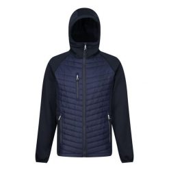 Męska Pikowana Kurtka Hybrydowa Navigate. Niebieskie kurtki sportowe męskie Regatta, m, bez wzorów, z puchu, trekkingowe. Za 249.99 zł.