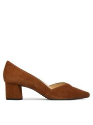 HÖGL Czółenka 0-184502-91000 Brązowy. Brązowe czółenka damskie HÖGL, bez wzorów, ze skóry, bez obcasa, bez zapięcia. Za 699.99 zł.