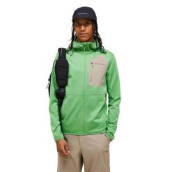 Bluza Peak Performance męska Utility Light Zip Hood zielona - M. Zielone bluzy męskie Peak Performance, m, bez wzorów, bez kaptura. W wyprzedaży za 699.00 zł.