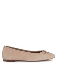 Geox Baleriny D Marsilea D45W6A 02111 C8156 Beżowy. Brązowe baleriny damskie Geox, bez wzorów, ze skóry, bez obcasa. Za 269.99 zł.