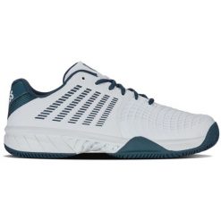 Buty do tenisa męskie K-Swiss Express Light 3. Białe buty sportowe męskie K-SWISS, z materiału, bez zapięcia, tenisowe. Za 506.00 zł.