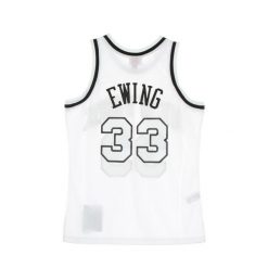 Patrick Ewing Jersey New York Knicks 1991-92. Białe koszulki sportowe męskie Mitchell & Ness, bez wzorów, z jersey, bez kołnierzyka, bez ramiączek, do koszykówki. Za 497.00 zł.