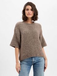 American vintage Sweter z zawartością alpaki - Zolly Kobiety Wełna beżowy|szary, XS/S. Brązowe swetry damskie American Vintage, s, bez wzorów, z wełny, vintage, bez kołnierzyka, bez ramiączek, bez kaptura. Za 479.95 zł.