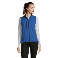 Damska Kamizelka Bez Rękawów Rallye Softshell. Niebieskie kurtki sportowe damskie SOL'S, s, bez wzorów, z softshellu, bez kaptura, trekkingowe. Za 185.99 zł.
