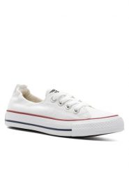Converse Trampki Chuck Taylor All Star Shoreline Slip 537084C Biały. Białe trampki i tenisówki damskie Converse, bez wzorów, z materiału, retro, bez zapięcia. Za 239.99 zł.