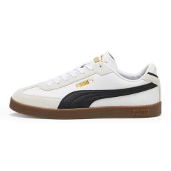 Buty damskie sportowe sneakersy Puma CLUB II ERA. Białe obuwie sportowe damskie Puma, bez wzorów, z materiału, trekkingowe. Za 181.35 zł.