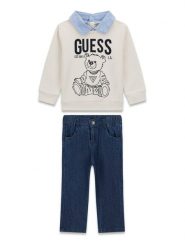 Guess Komplet bluza i spodnie materiałowe N6RG06 K82T0 Kolorowy Regular Fit. Bluzy dla chłopców Guess, z aplikacjami, z bawełny. Za 299.99 zł.