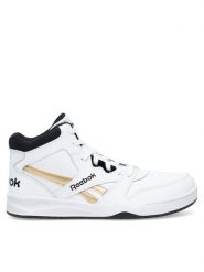 Reebok Sneakersy BB4500 COURT 100033480K Biały. Białe buty sportowe chłopięce Reebok, bez wzorów, ze skóry, bez zapięcia. Za 199.99 zł.