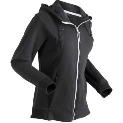 Bluza rozpinana, długi rękaw bonprix czarny. Bluzy damskie marki KALENJI. Za 89.99 zł.