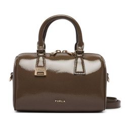 Torebka Furla. Brązowe torebki do ręki damskie Furla, bez wzorów, bez dodatków. Za 1,299.00 zł.