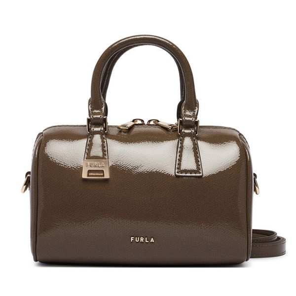 Torebka Furla. Brązowe torebki do ręki damskie Furla, bez wzorów, bez dodatków. Za 1,299.00 zł.
