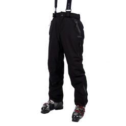 Dlx Kristoff II - męskie spodnie narciarskie czarne. Czarne spodnie snowboardowe męskie DLX, l, bez wzorów, z materiału, narciarskie. Za 555.99 zł.