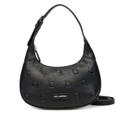 Torebka KARL LAGERFELD. Czarne torebki do ręki damskie KARL LAGERFELD, bez wzorów, klasyczne, bez dodatków. Za 509.99 zł.