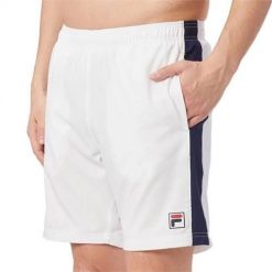 Spodnie treningowe męskie Fila FBM2415010153. Białe spodnie sportowe męskie Fila, m, bez wzorów, z dresówki. Za 362.00 zł.