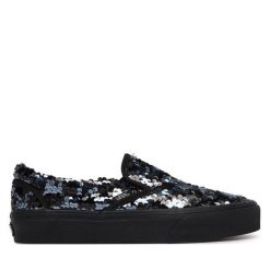 Tenisówki Vans. Czarne trampki i tenisówki damskie Vans, bez wzorów, bez zapięcia. Za 399.99 zł.