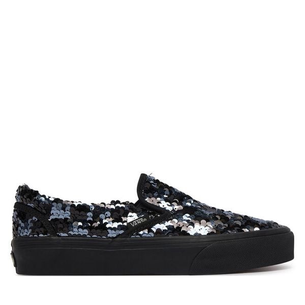 Tenisówki Vans. Czarne trampki i tenisówki damskie Vans, bez wzorów, bez zapięcia. Za 399.99 zł.