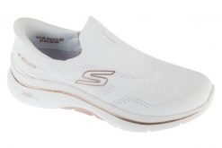 Buty sportowe Sneakersy damskie, Go Walk Arch Fit 2.0 - Tatum. Białe obuwie sportowe damskie Skechers, bez wzorów, z materiału, trekkingowe. Za 479.99 zł.