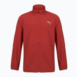 Kurtka do biegania męska PUMA Run Favorite Woven Jacket. Czerwone kurtki męskie Puma, l, bez wzorów, z materiału, do biegania. Za 149.99 zł.