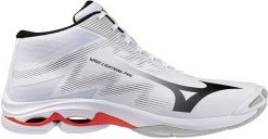 Mizuno Buty do siatkówki męskie Mizuno WAVE LIGHTNING PRO MID (V1GA266559) 44. Buty sportowe męskie Mizuno, bez zapięcia, do siatkówki, mizuno wave. Za 417.90 zł.