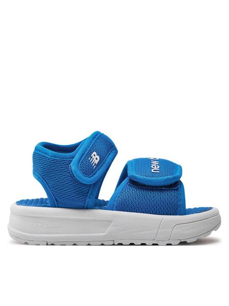 New Balance Sandały SIA750G3 Niebieski. Niebieskie sandały dziewczęce New Balance, z syntetyku, bez zapięcia. Za 179.99 zł.